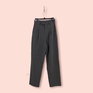 Gray High Waisted Trousers